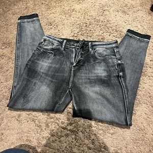 Judy Blue high rise dark grey skinny Jean size 7/28